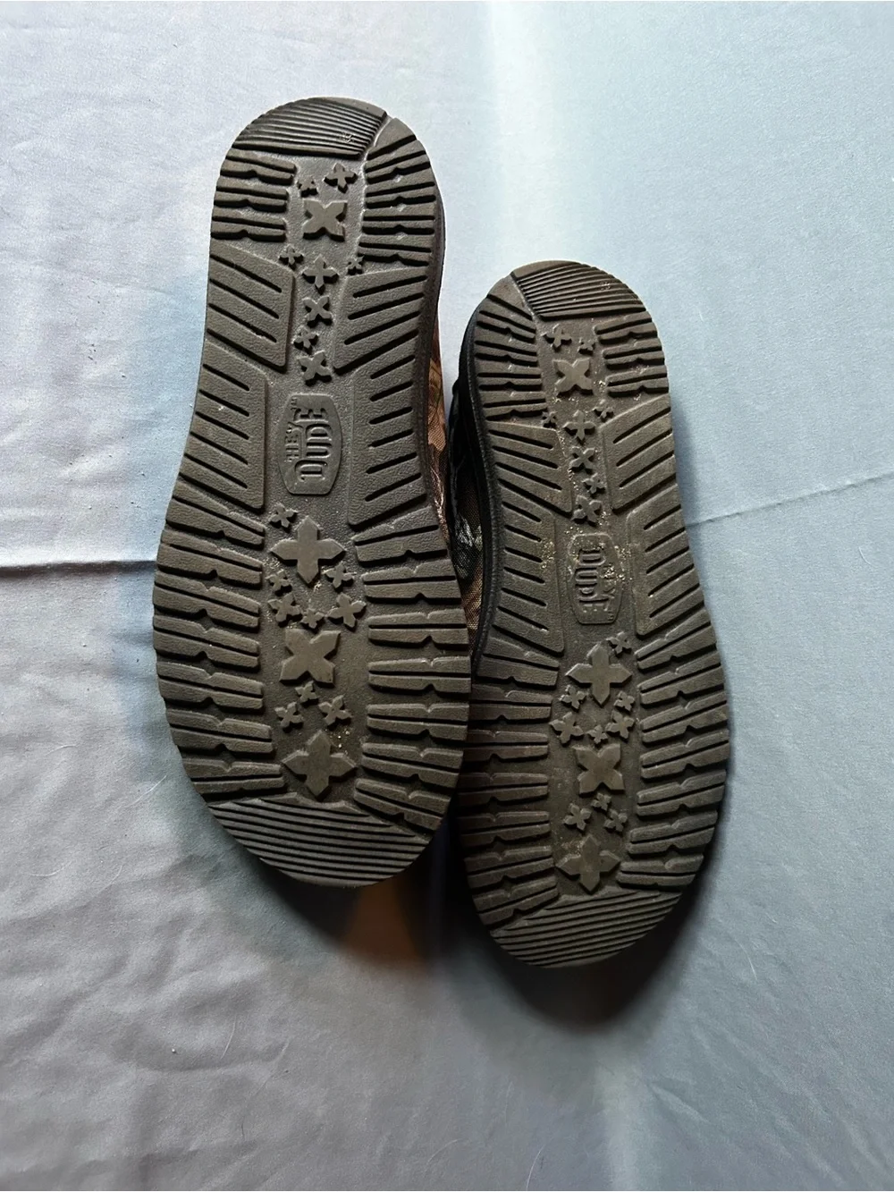 Hey Dude Wally Realtree Edge Camo Shoes Mens Size 8 Brown